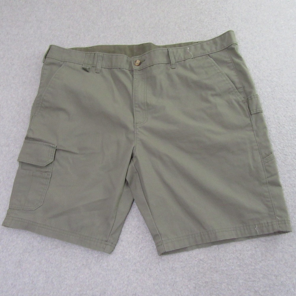 Brahma Mens Cargo Shorts 44 x 10 Green Hiking Hunting Pocket Outdoor - Picture 1 of 9